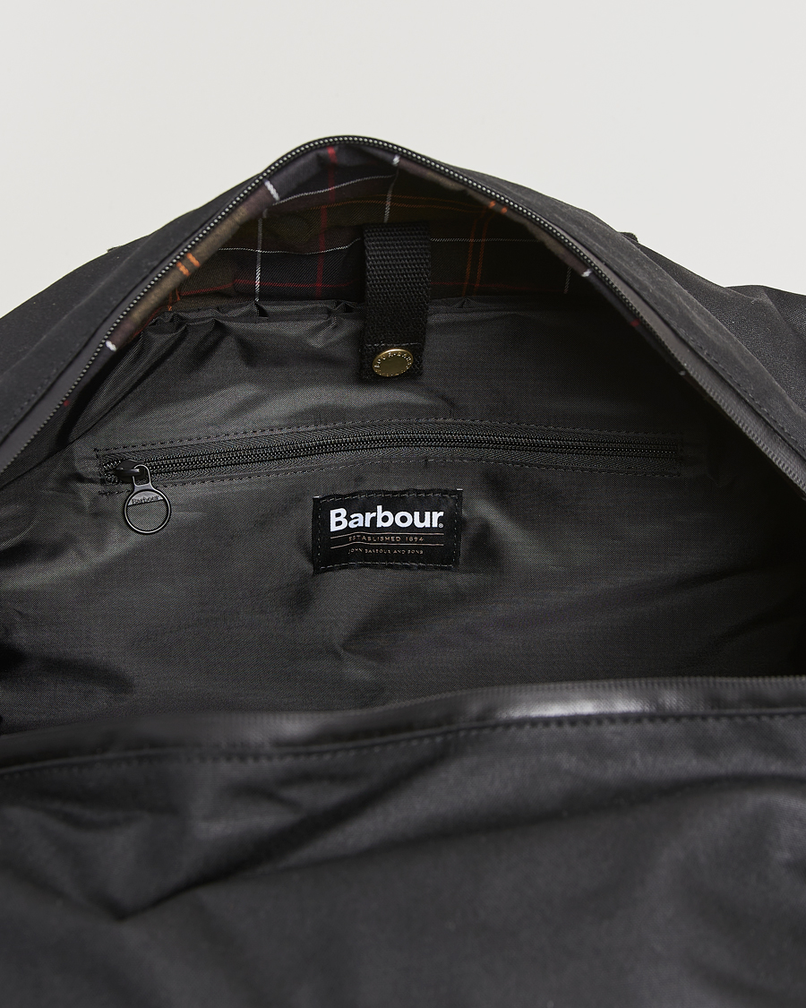Herre | Barbour Lifestyle Field Wax Holdall Black | Barbour Lifestyle | Field Wax Holdall Black