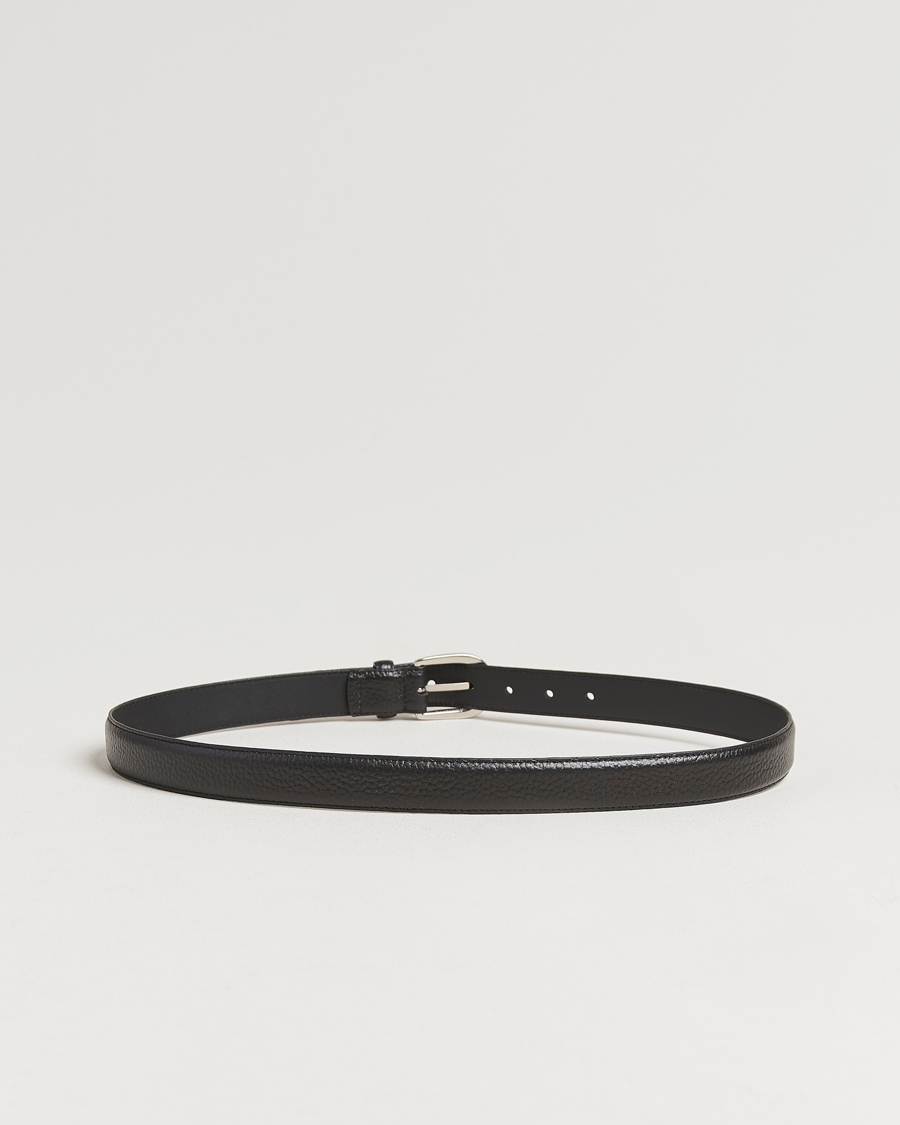 Herre | Bælter | Loake Shoemakers | Harry Grained Leather Belt Black
