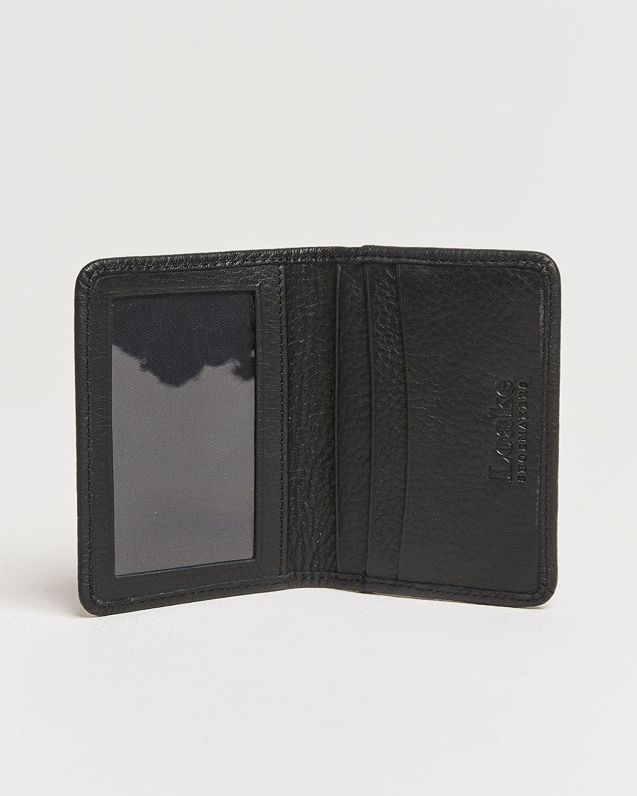 Herre | Punge | Loake Shoemakers | Fenchurch Grained Leather Card Holder Black