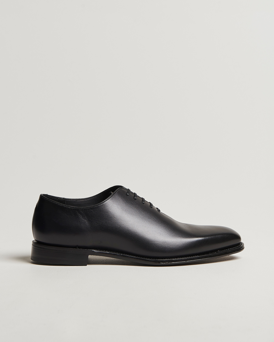 Herre | Oxfords | Loake 1880 | Wholebury Wholecut Oxford Black Calf