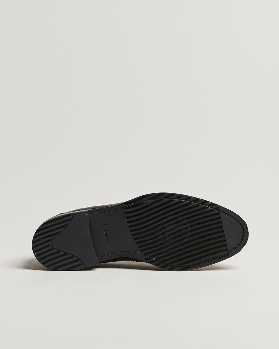 Herre | Loafers | Loake Shoemakers | Loake 1880 Imperial Grained Penny Loafer Black