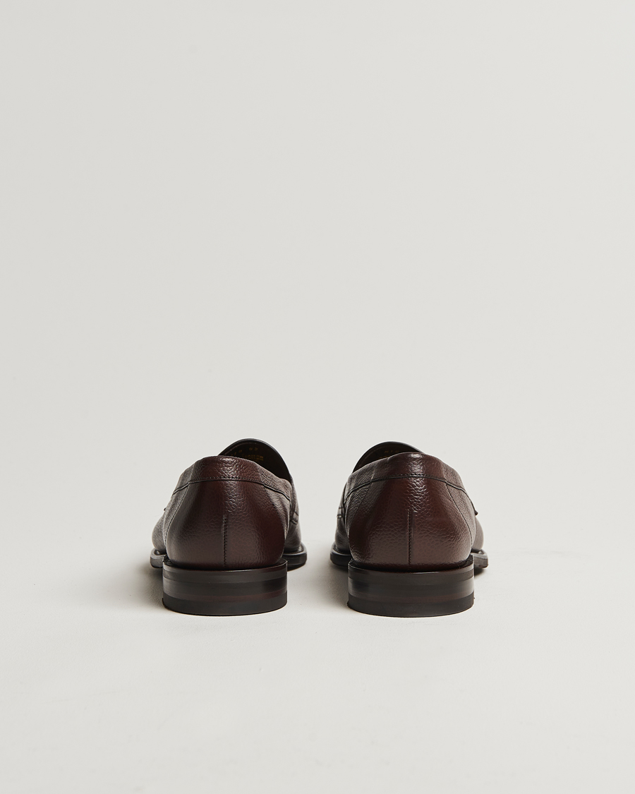Herre | Loafers | Loake Shoemakers | Imperial Grained Penny Loafer Dark Brown