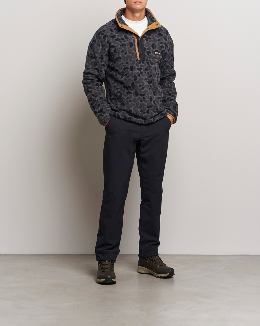 Herre | Trøjer | Columbia | Helvetia Printed Half Snap Fleece Black