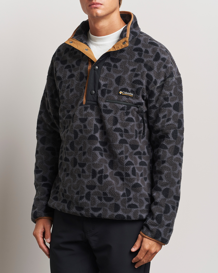 Herre | Trøjer | Columbia | Helvetia Printed Half Snap Fleece Black