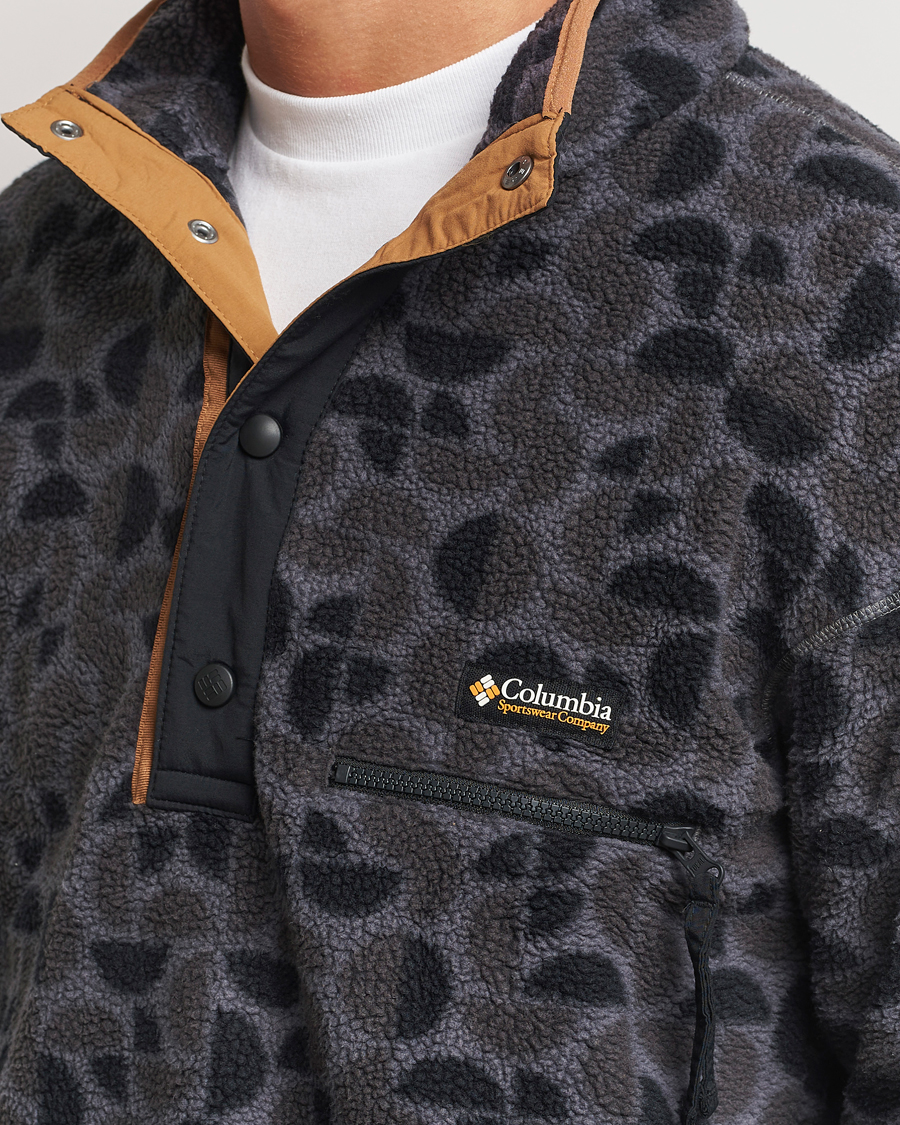 Herre | Trøjer | Columbia | Helvetia Printed Half Snap Fleece Black