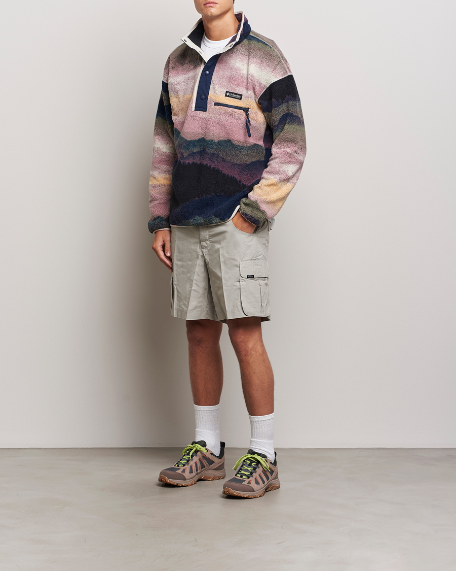 Herre | Trøjer | Columbia | Helvetia Printed Half Snap Fleece Navy