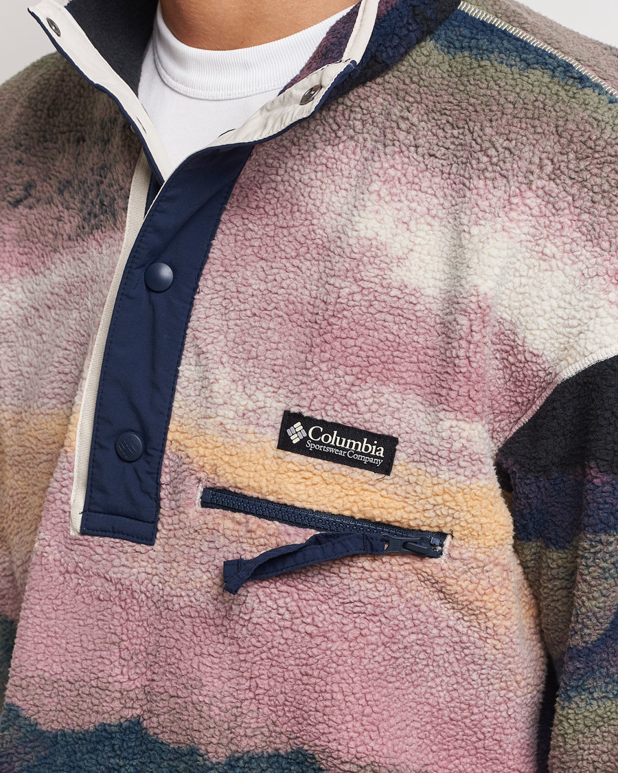 Herre | Trøjer | Columbia | Helvetia Printed Half Snap Fleece Navy