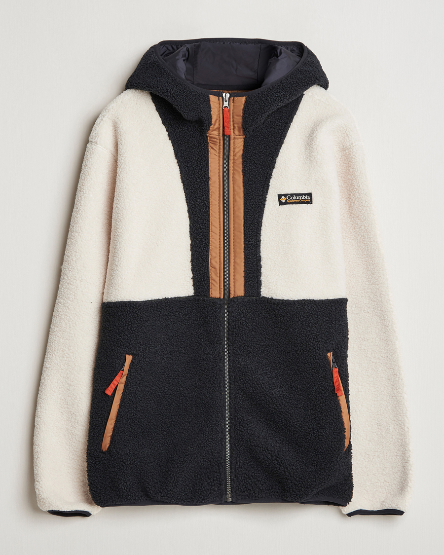 Herre | Trøjer | Columbia | Backbowl Full Zip Fleece Hoodie Chalk/Black