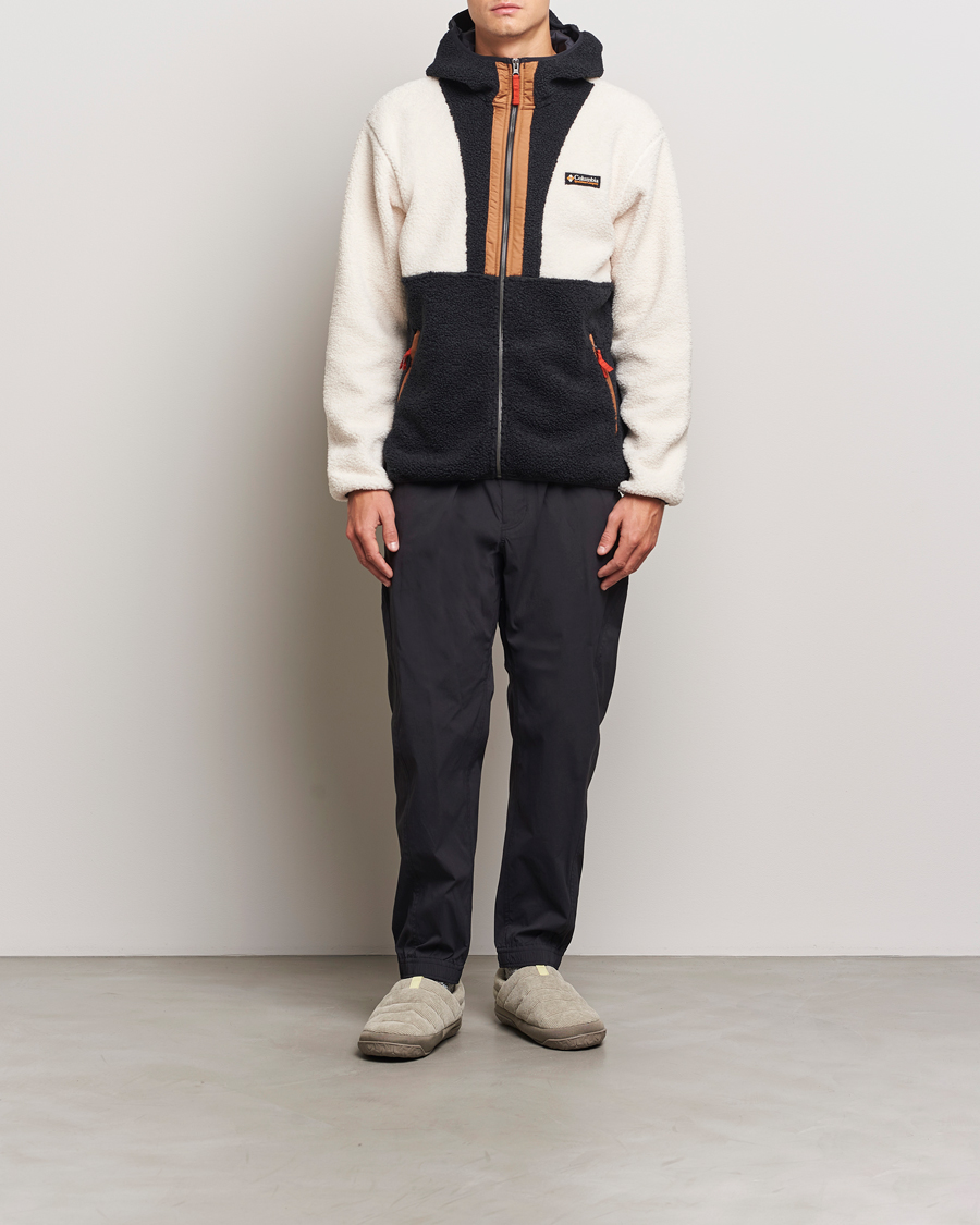Herre | Trøjer | Columbia | Backbowl Full Zip Fleece Hoodie Chalk/Black