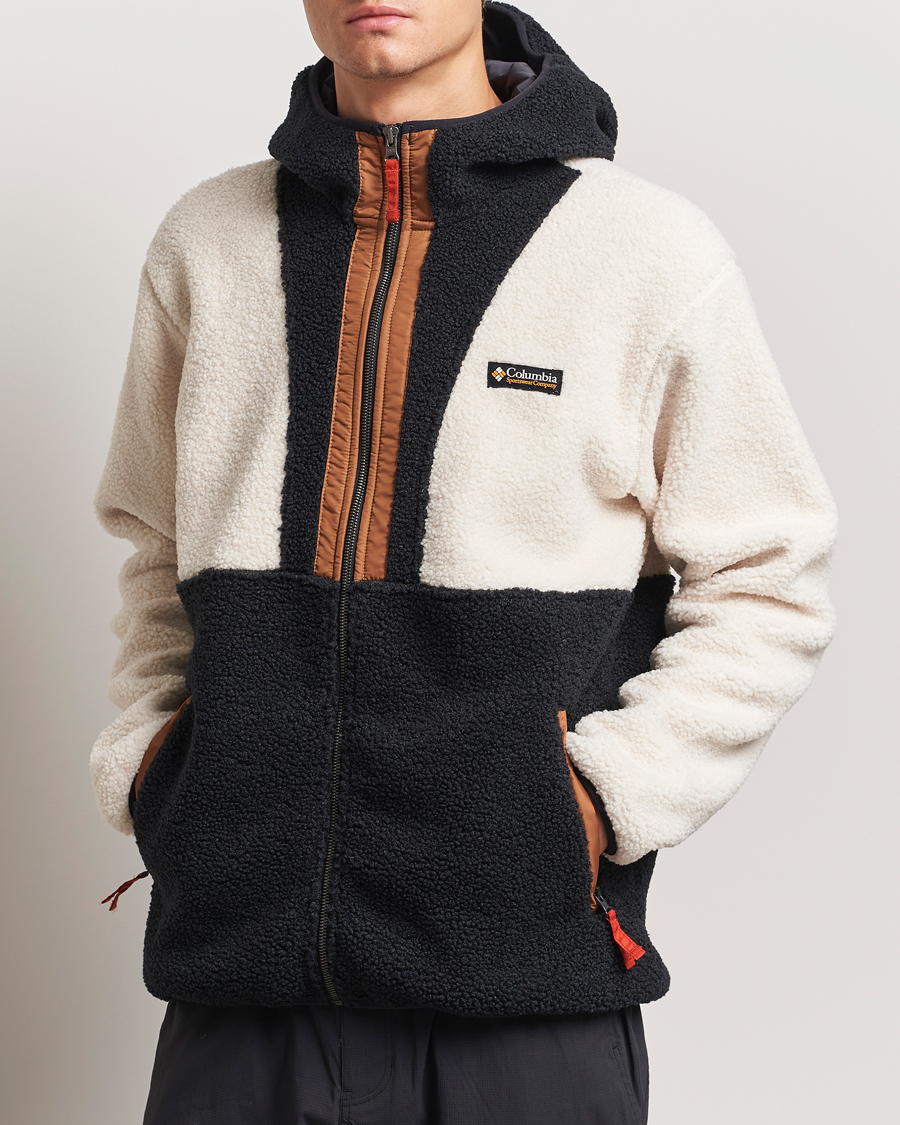 Herre | Trøjer | Columbia | Backbowl Full Zip Fleece Hoodie Chalk/Black