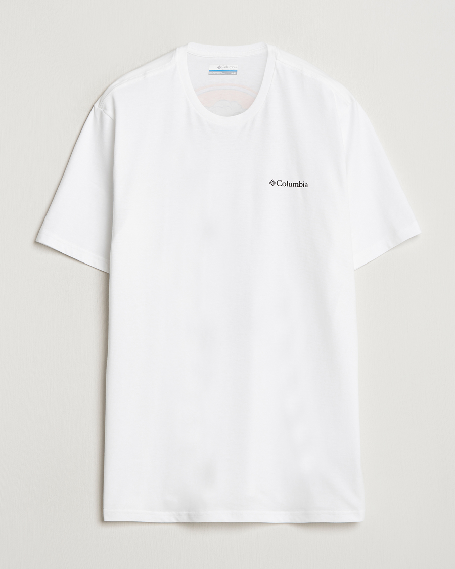 Herre | T-Shirts | Columbia | Rockaway River Back T-Shirt White