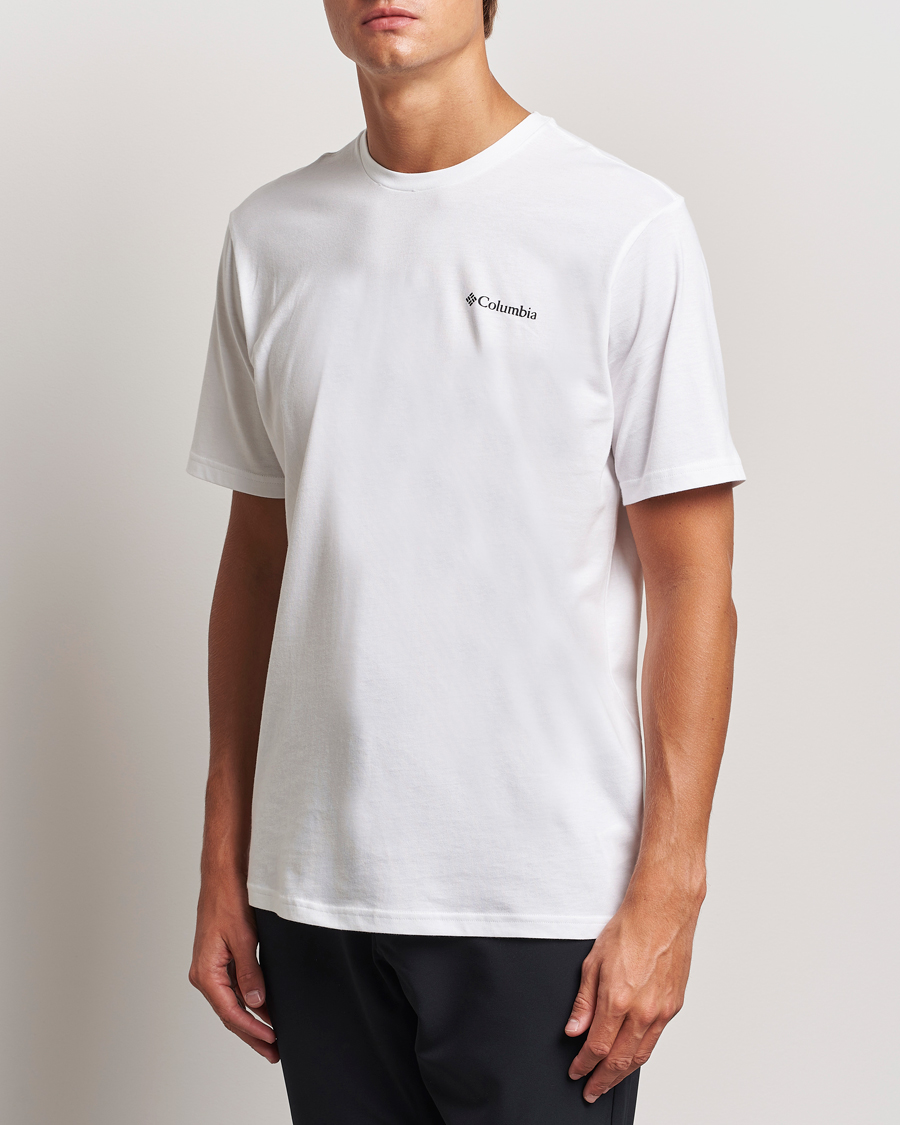 Herre | T-Shirts | Columbia | Rockaway River Back T-Shirt White