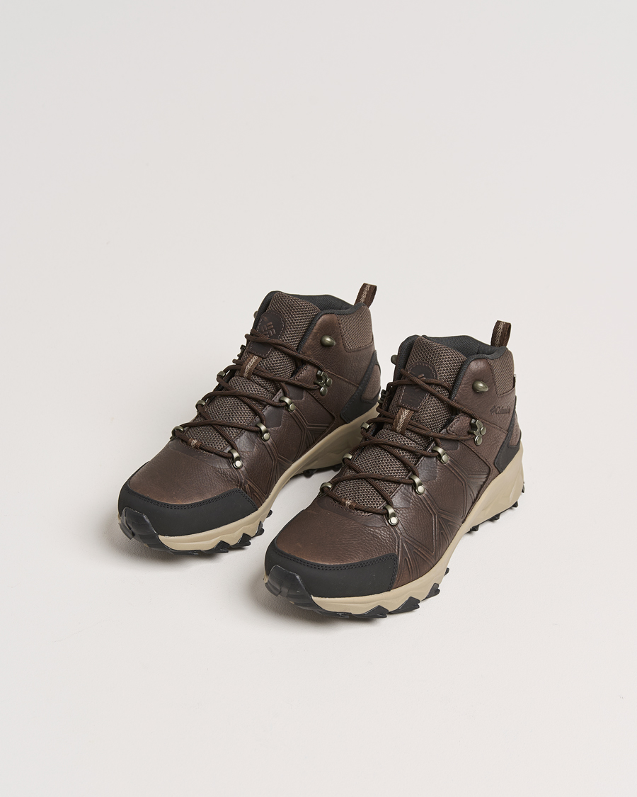 Herre | Columbia Peakfreak Mid Outdry Leather Sneaker Cordovan | Columbia | Peakfreak Mid Outdry Leather Sneaker Cordovan