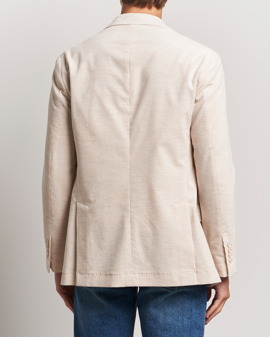Herre | Blazere & jakker | Brunello Cucinelli | Double Breasted Cashmere Corduroy Blazer Sand