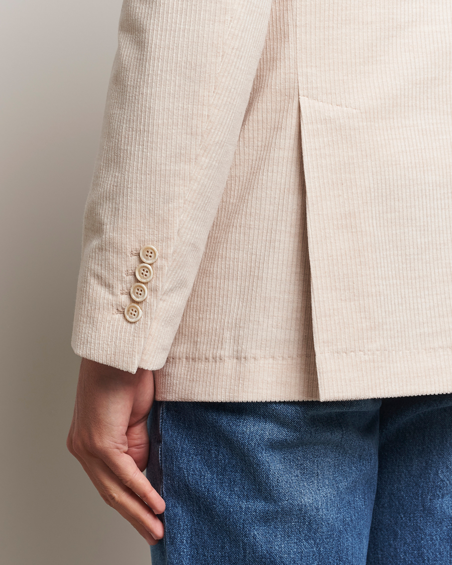 Herre | Blazere & jakker | Brunello Cucinelli | Double Breasted Cashmere Corduroy Blazer Sand