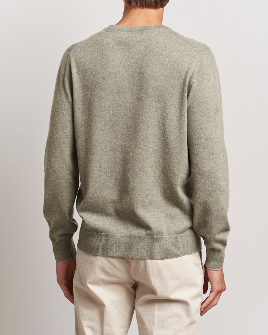 Herre | Trøjer | Brunello Cucinelli | 2 Ply Cashmere Pullover Olive