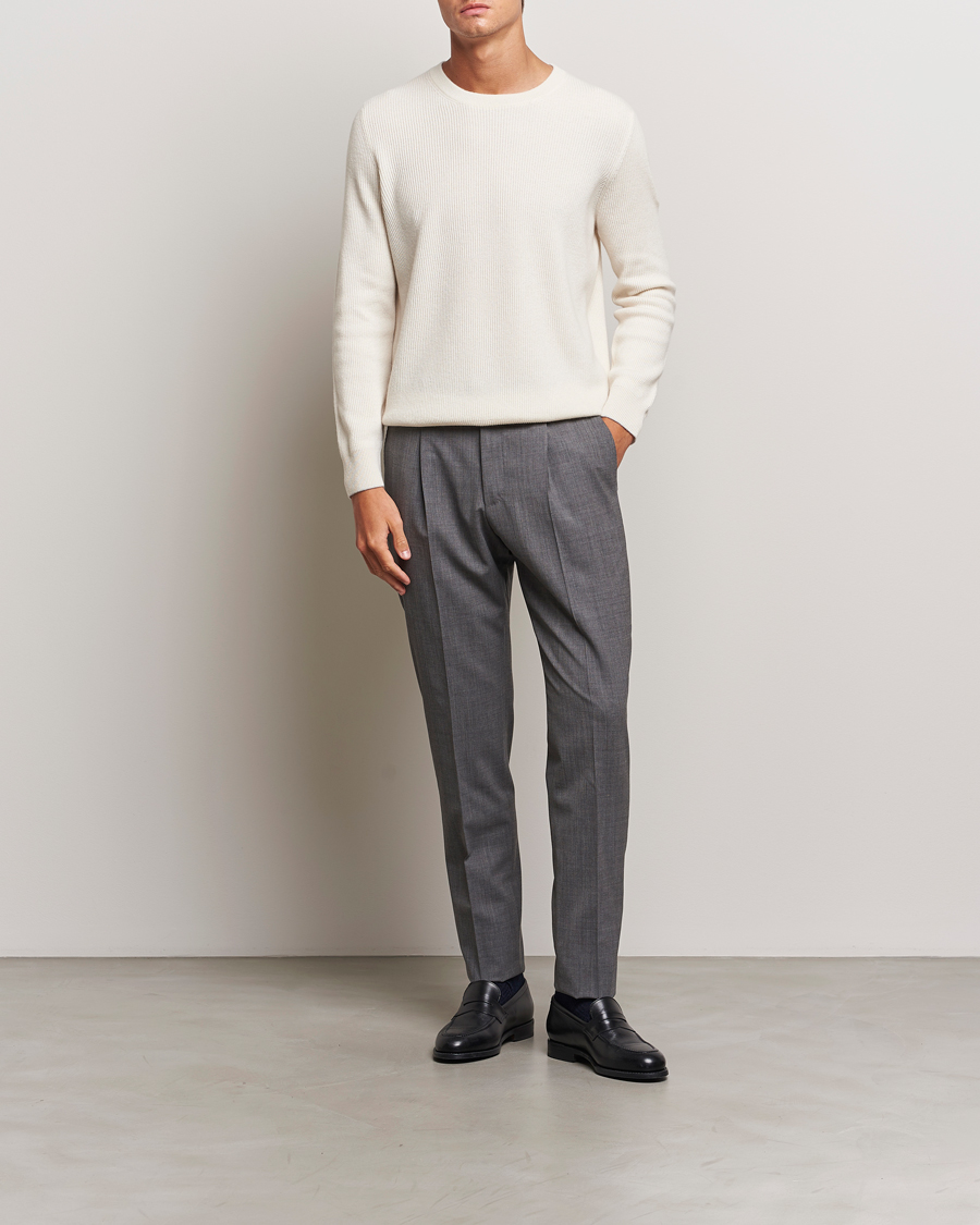 Herre | Trøjer | Brunello Cucinelli | Cashmere Rib Crew Neck Sweater Panama