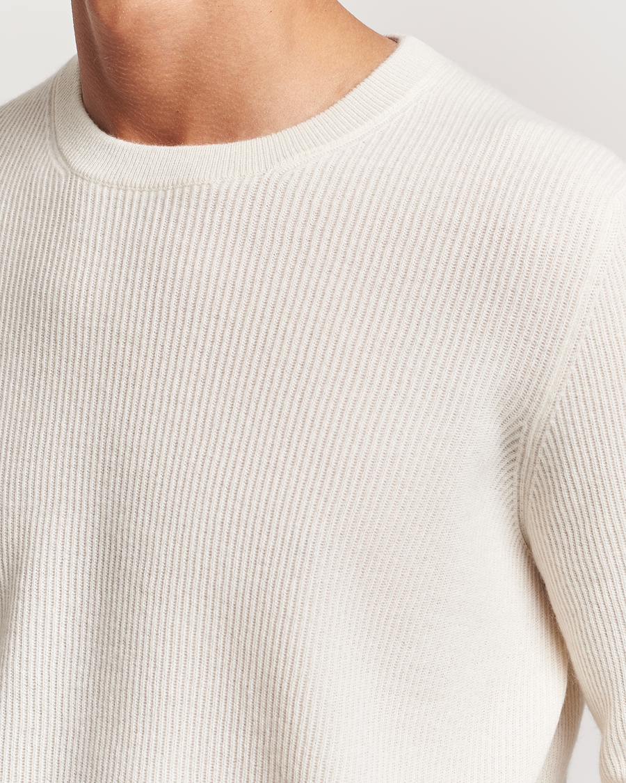 Herre | Trøjer | Brunello Cucinelli | Cashmere Rib Crew Neck Sweater Panama