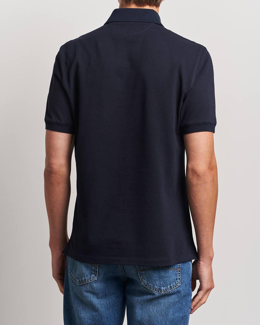 Herre | Polotrøjer | Brunello Cucinelli | Short Sleeve Logo Polo Navy
