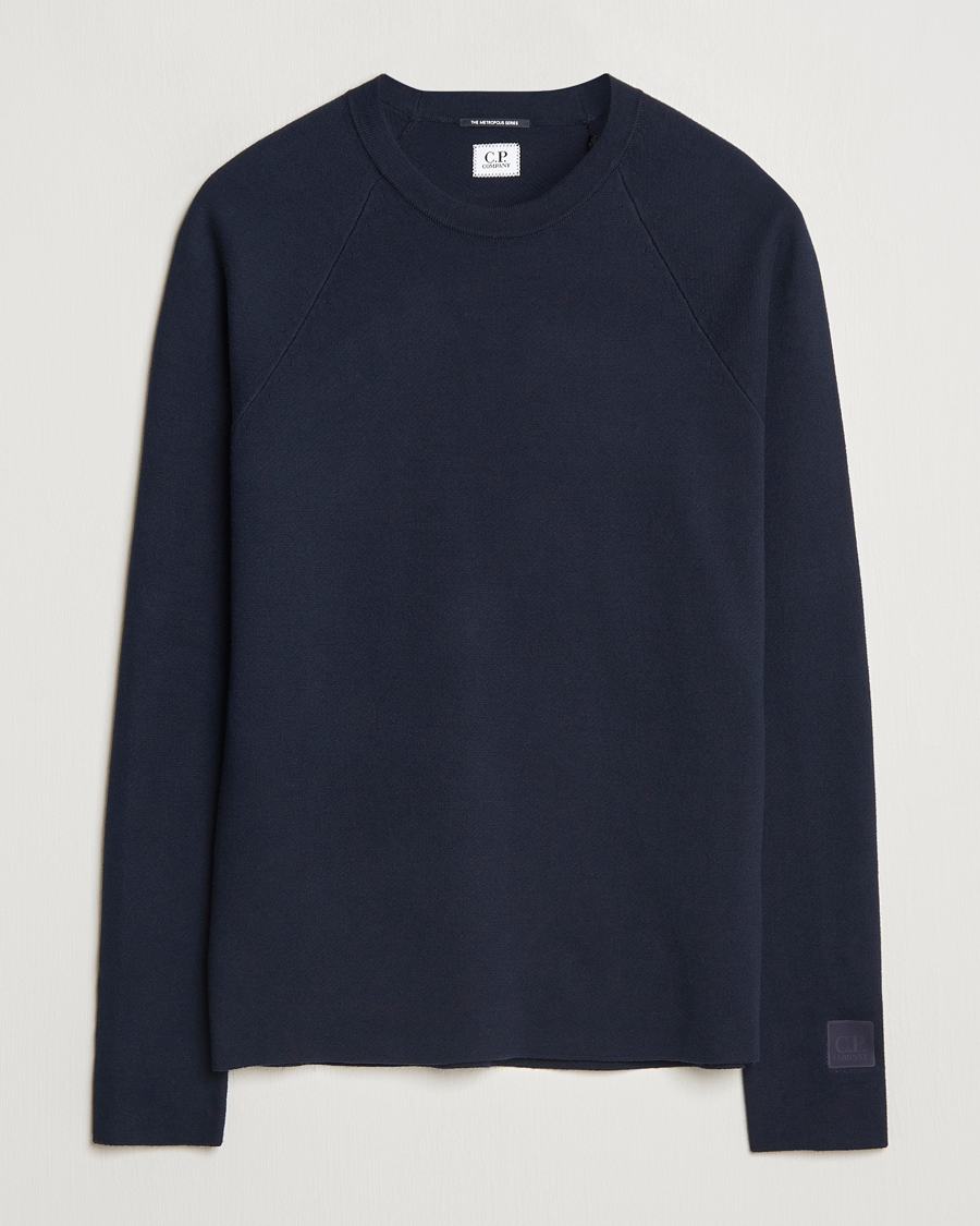 Herre | Trøjer | C.P. Company | Metropolis Cotton Crew Neck Navy
