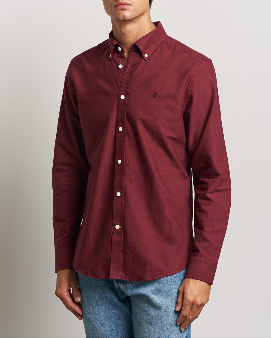 Herre | Skjorter | Morris | Douglas Oxford Shirt Wine Red