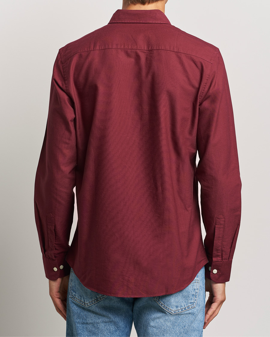 Herre | Skjorter | Morris | Douglas Oxford Shirt Wine Red