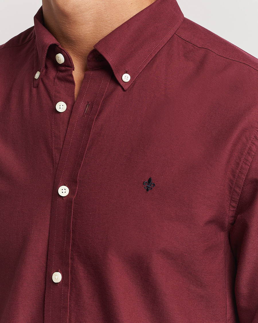 Herre | Skjorter | Morris | Douglas Oxford Shirt Wine Red
