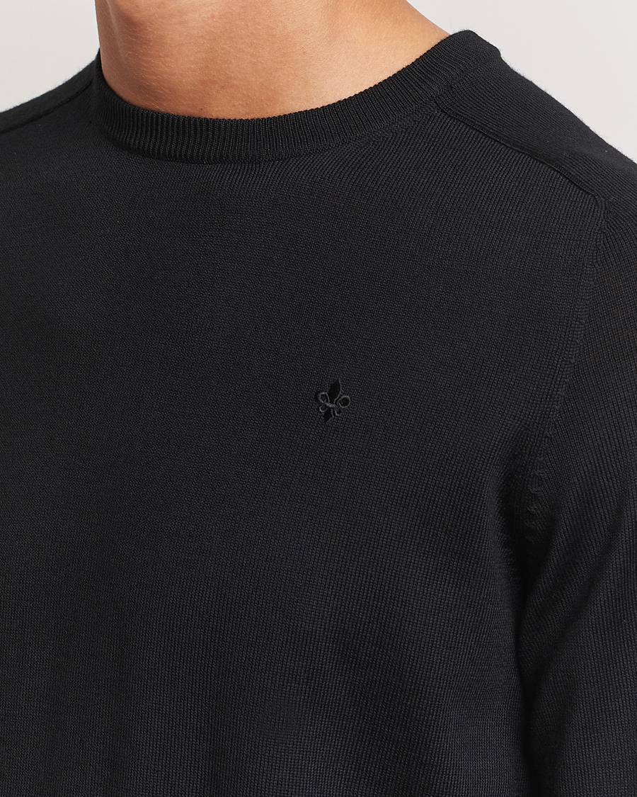 Herre | Trøjer | Morris | Merino O-neck Black