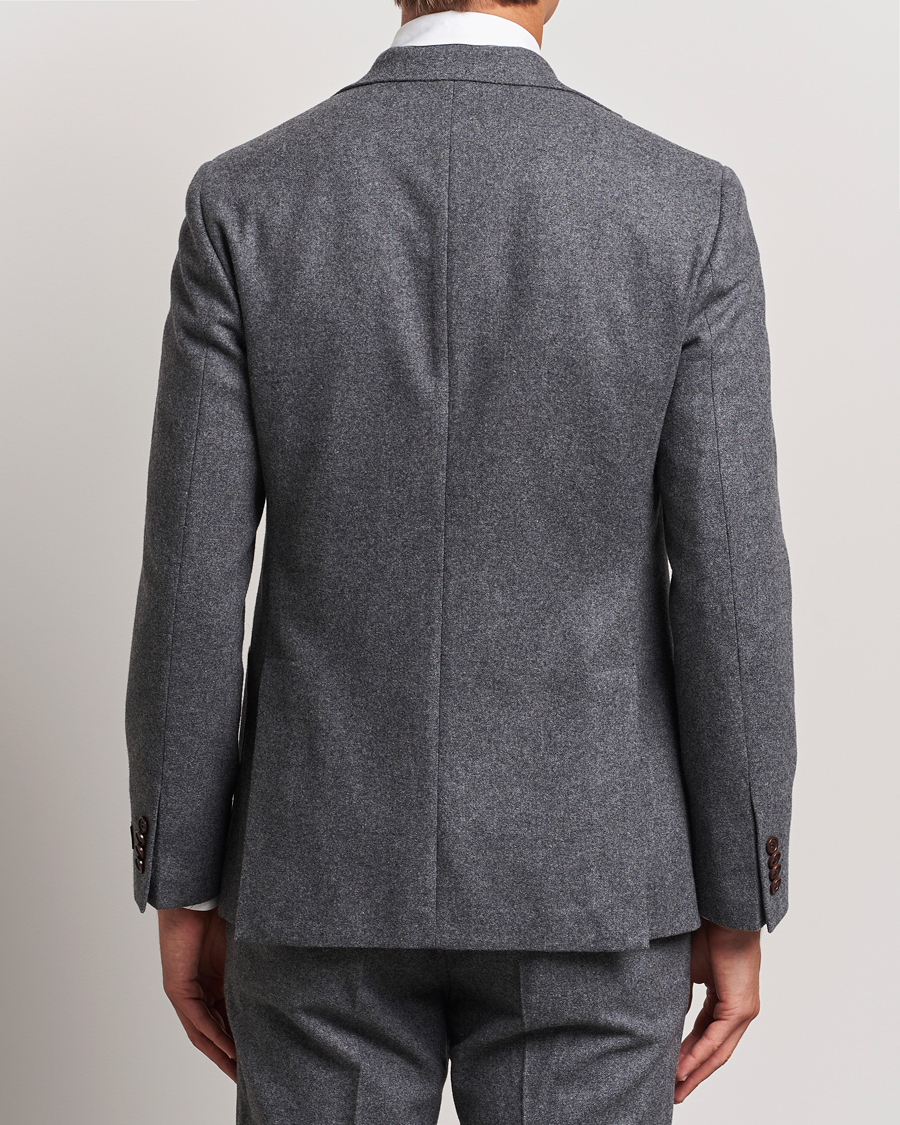 Herre | Blazere & jakker | Morris | Flannel Wool Blazer Grey