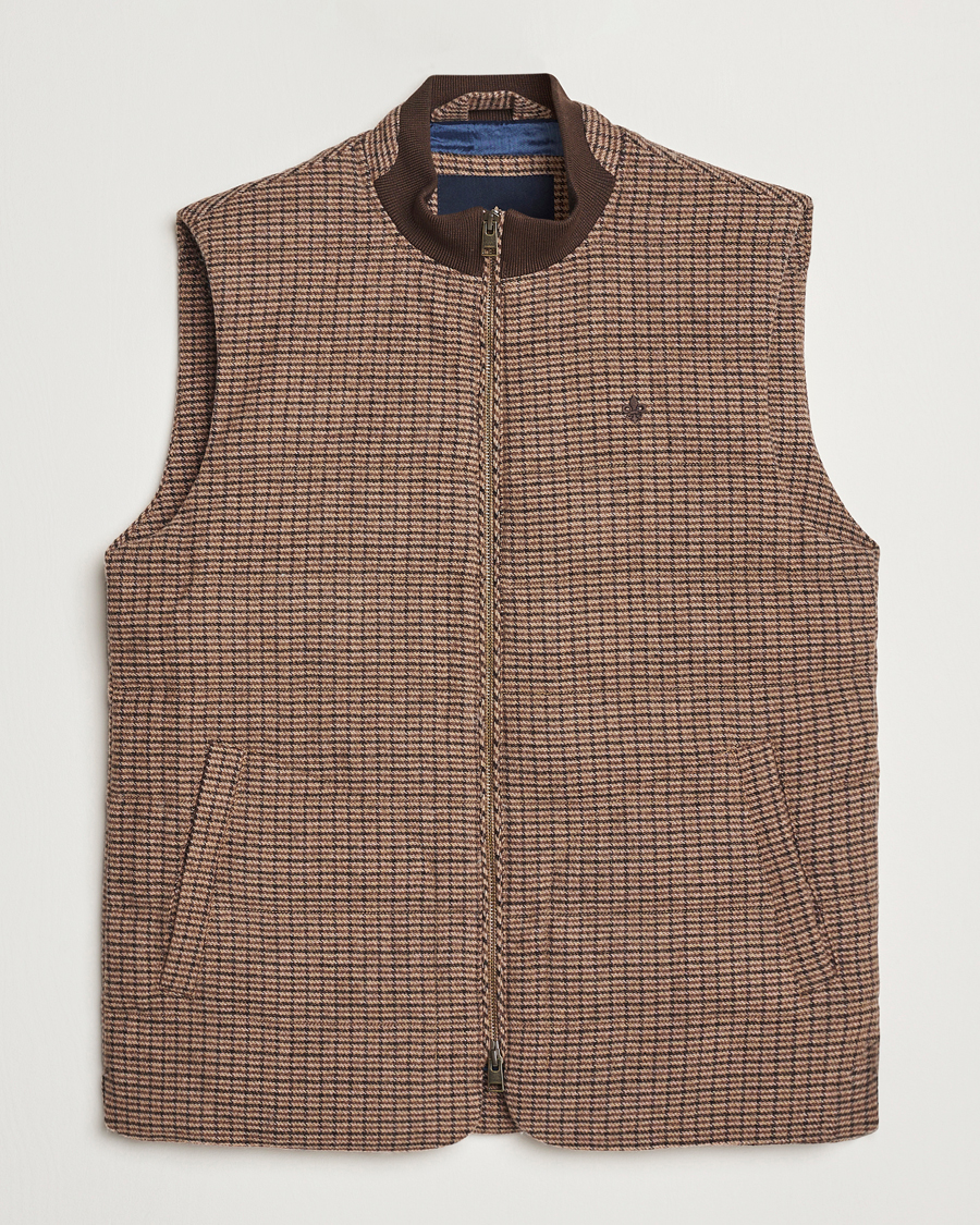 Herre | Jakker | Morris | Welch Wool Gilet Brown