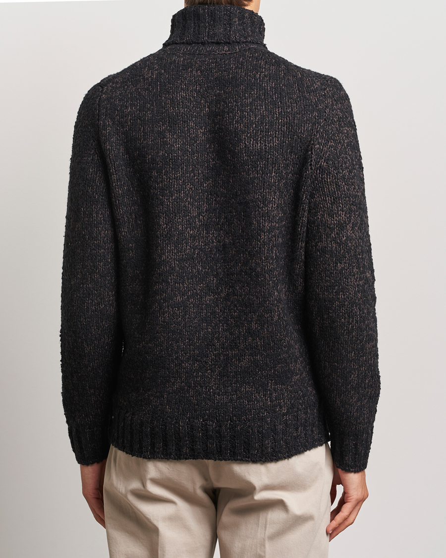 Herre | Trøjer | Morris | Herbert Heavy Knitted Rollneck Brown