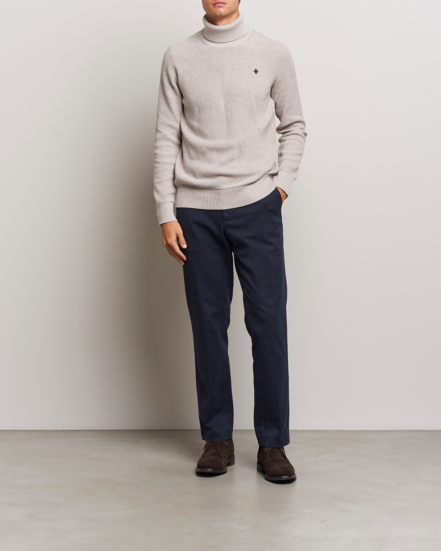 Herre | Trøjer | Morris | Bernard Cotton Rollneck Khaki