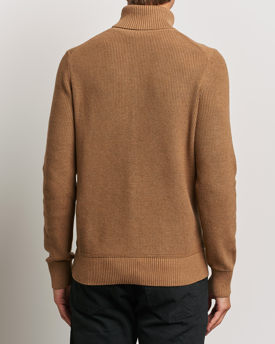 Herre | Trøjer | Morris | Bernard Cotton Rollneck Camel