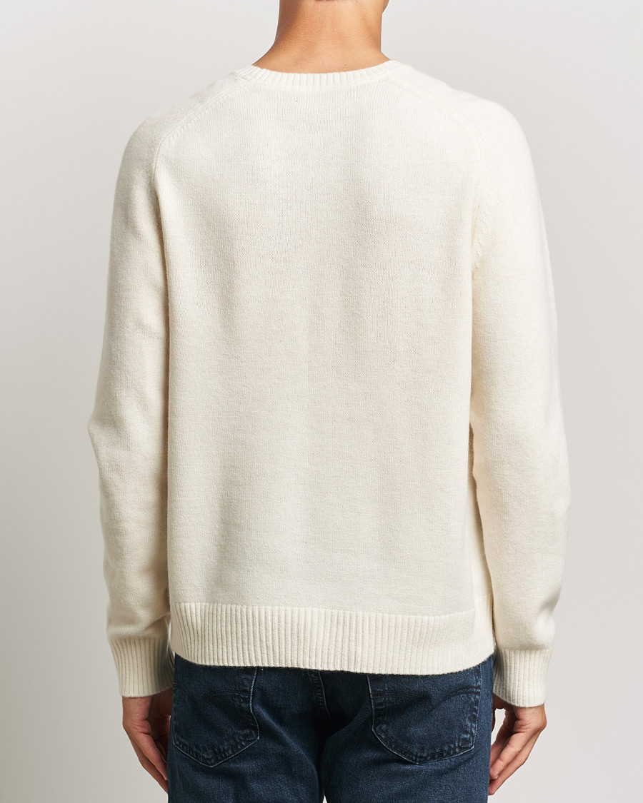 Herre | Trøjer | Morris | Hertford Merino Crew Neck Off White