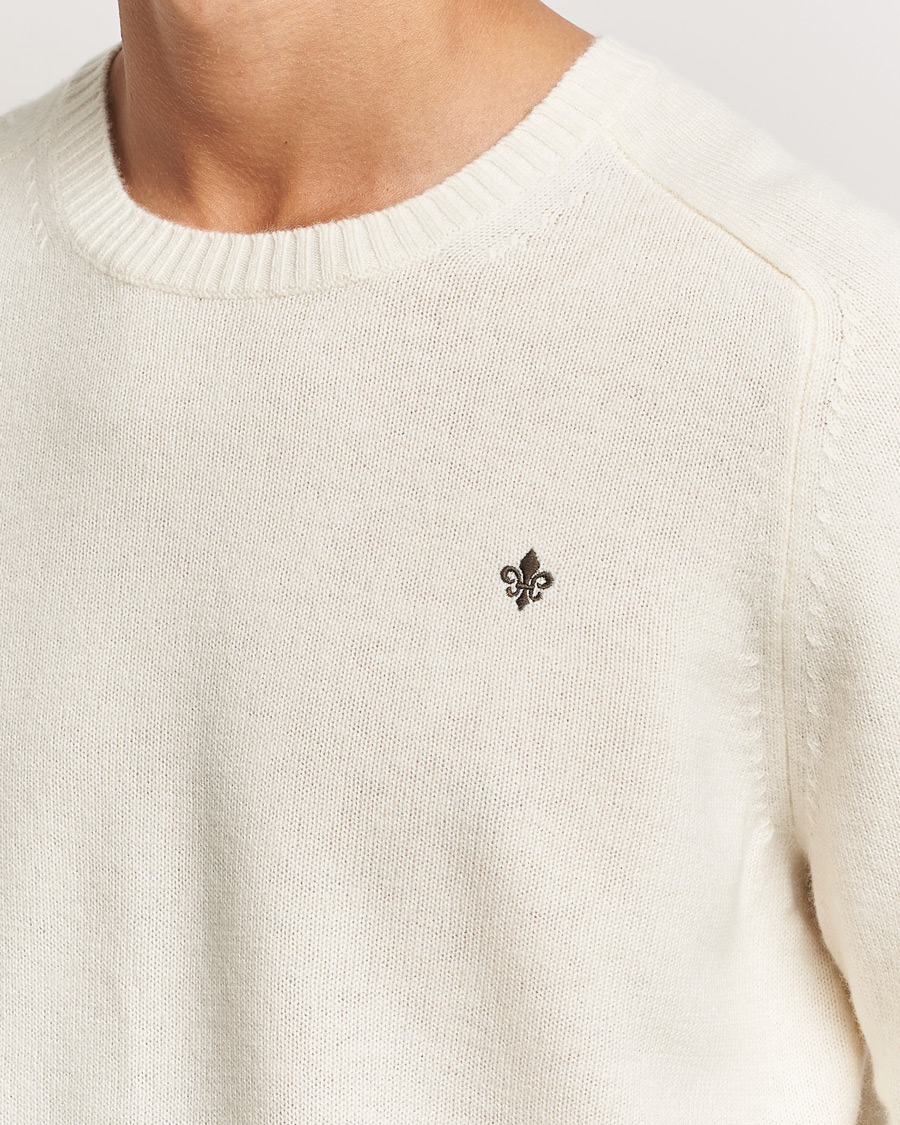 Herre | Trøjer | Morris | Hertford Merino Crew Neck Off White