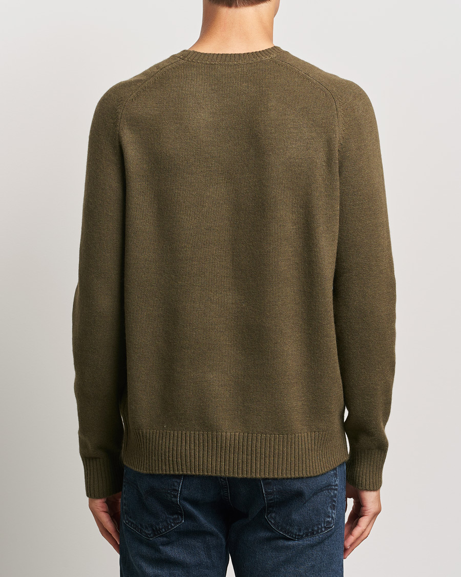 Herre | Trøjer | Morris | Hertford Merino Crew Neck Olive