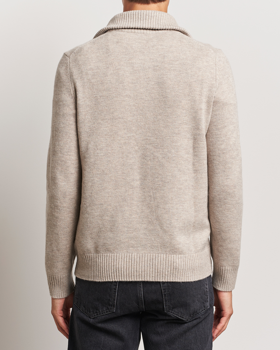 Herre | Trøjer | Morris | Hertford Merino Half Zip Khaki