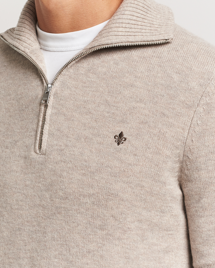 Herre | Trøjer | Morris | Hertford Merino Half Zip Khaki