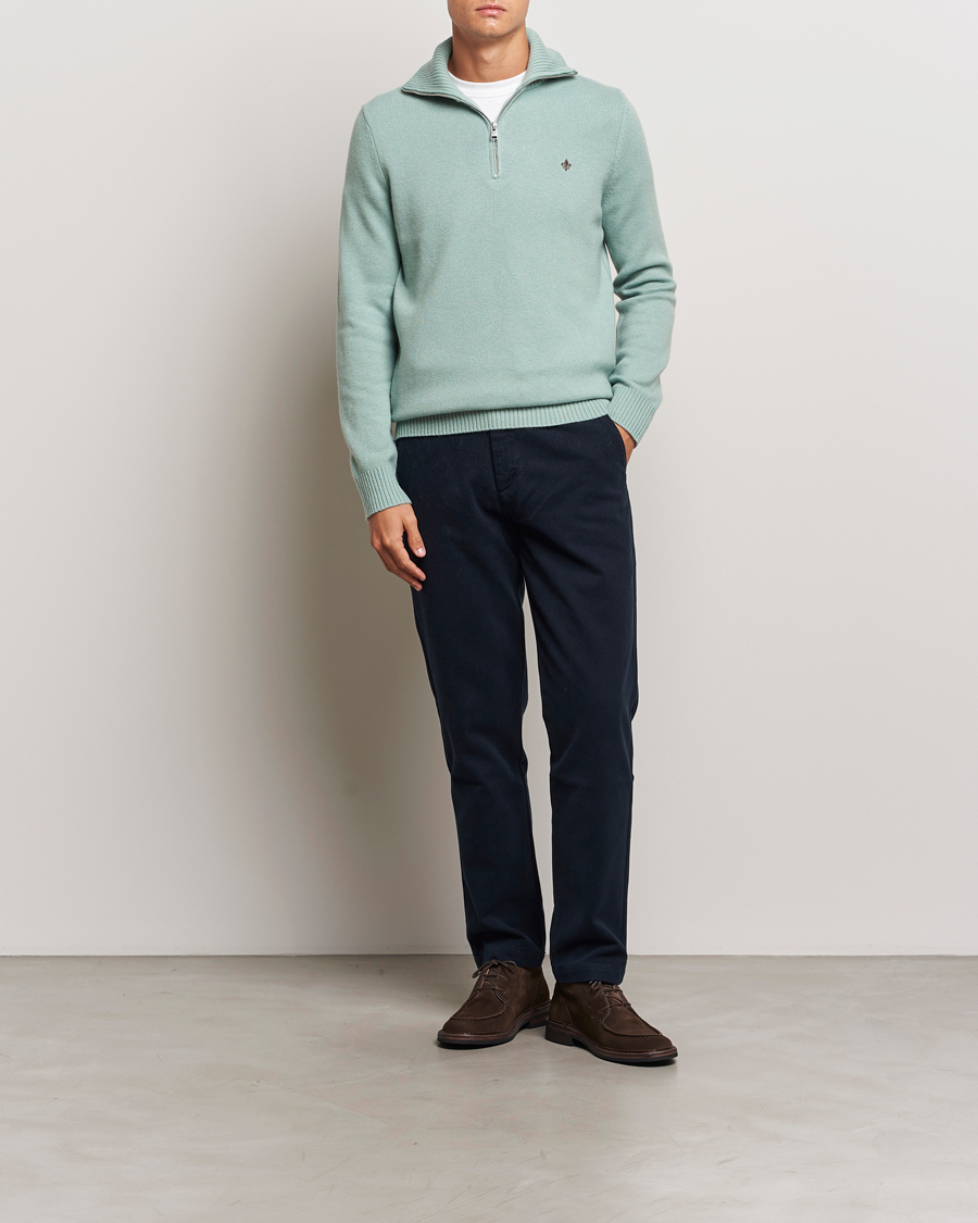 Herre | Trøjer | Morris | Hertford Merino Half Zip Green