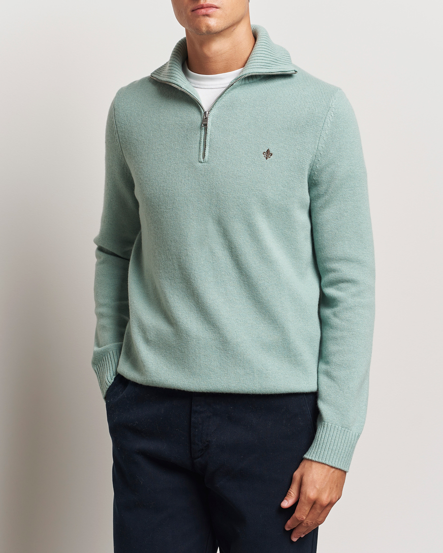 Herre | Trøjer | Morris | Hertford Merino Half Zip Green
