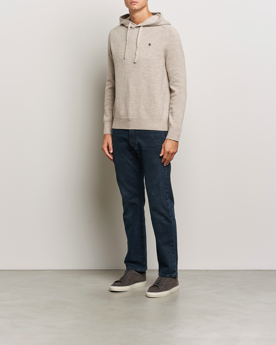 Herre | Trøjer | Morris | Hertford Merino Hoodie Khaki
