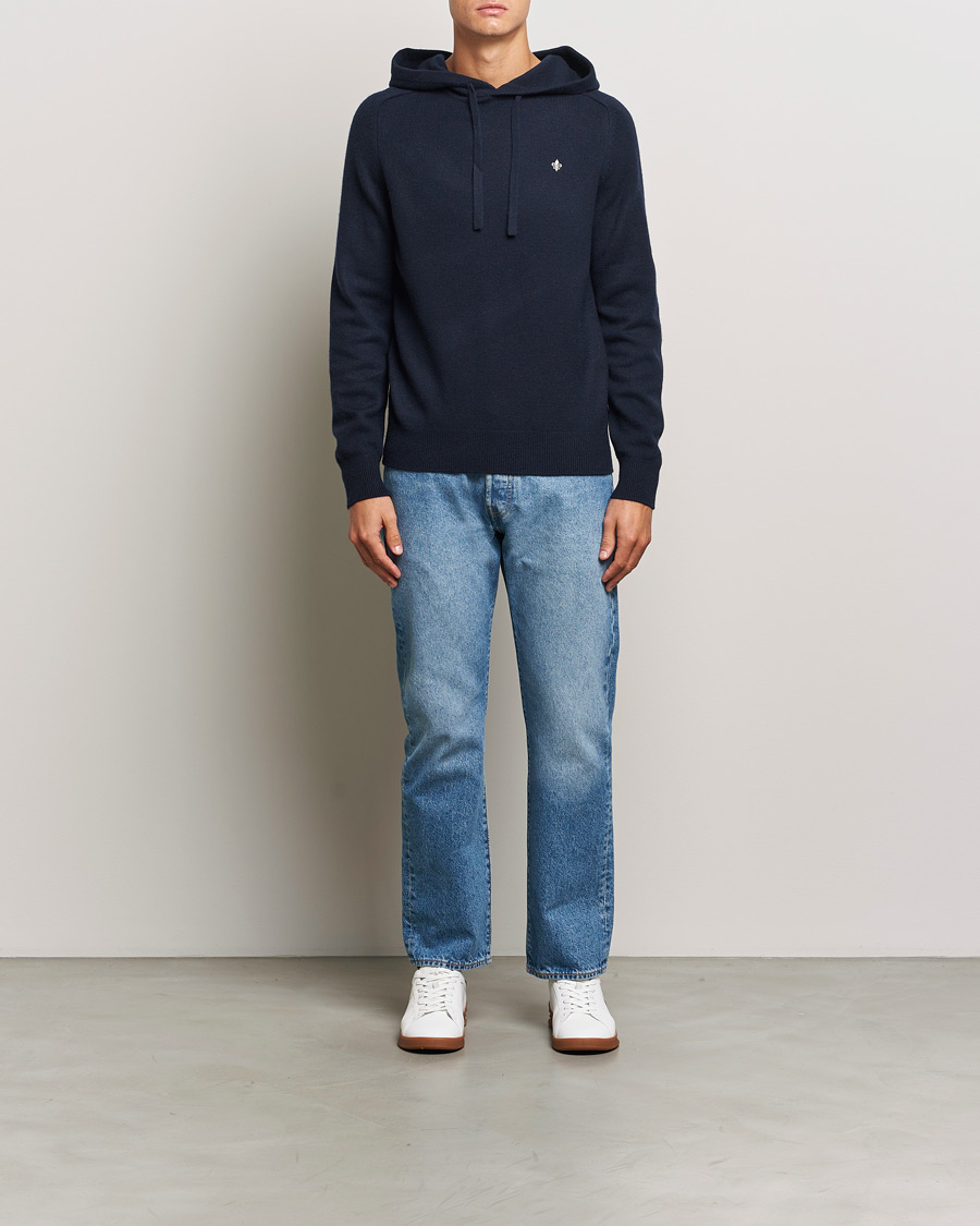 Herre | Trøjer | Morris | Hertford Merino Hoodie Navy