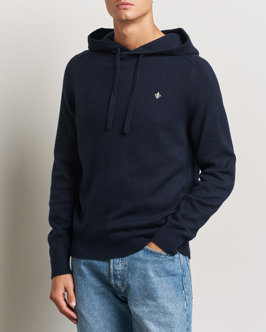 Herre | Trøjer | Morris | Hertford Merino Hoodie Navy