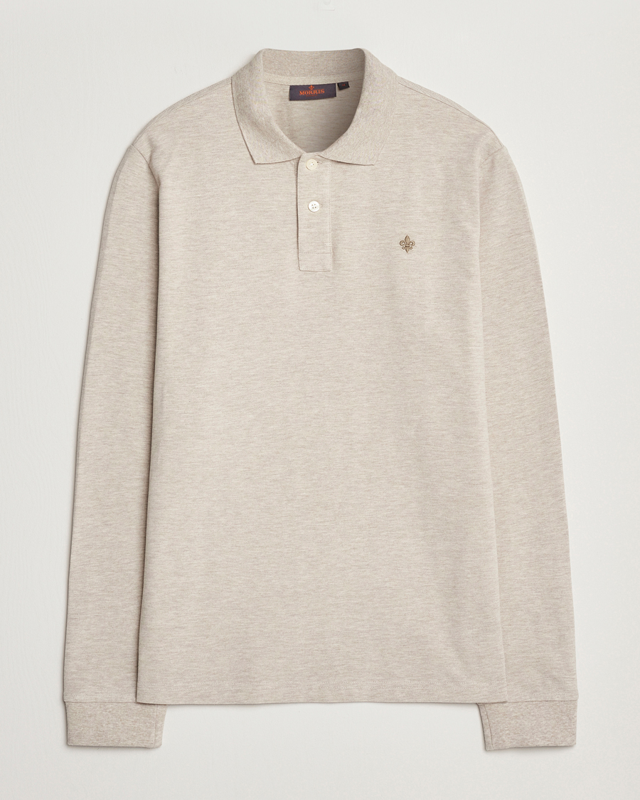 Herre | Trøjer | Morris | Camden Long Sleeve Polo Khaki