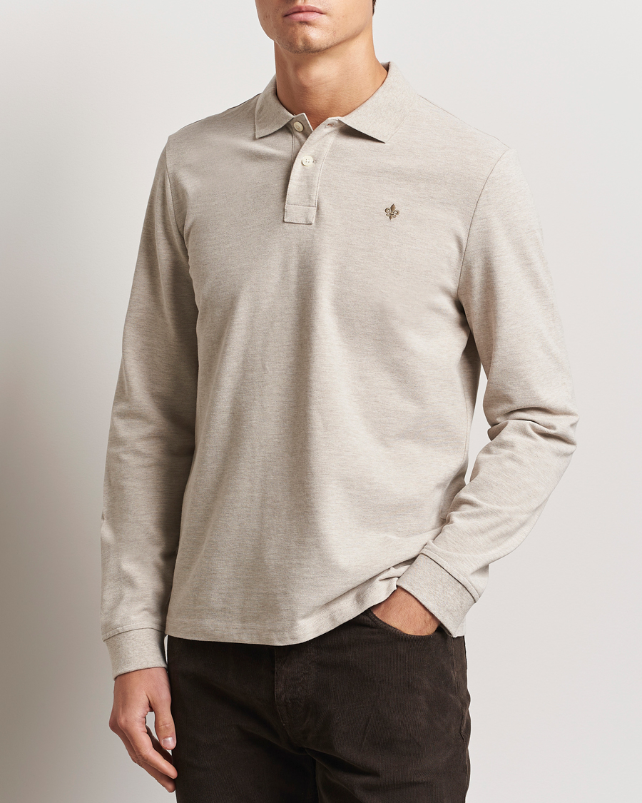 Herre | Trøjer | Morris | Camden Long Sleeve Polo Khaki