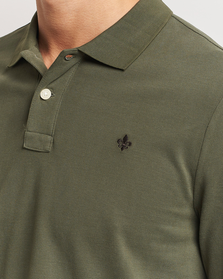 Herre | Trøjer | Morris | Camden Long Sleeve Polo Olive