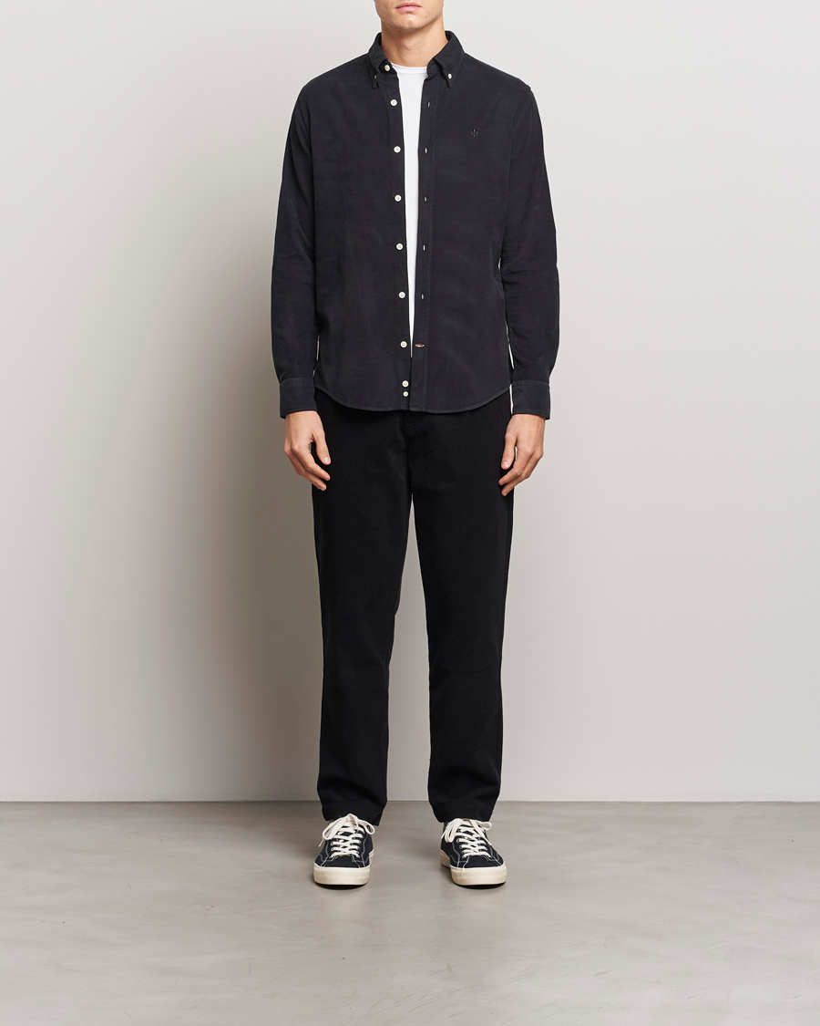 Herre | Skjorter | Morris | Douglas Corduroy Shirt Grey