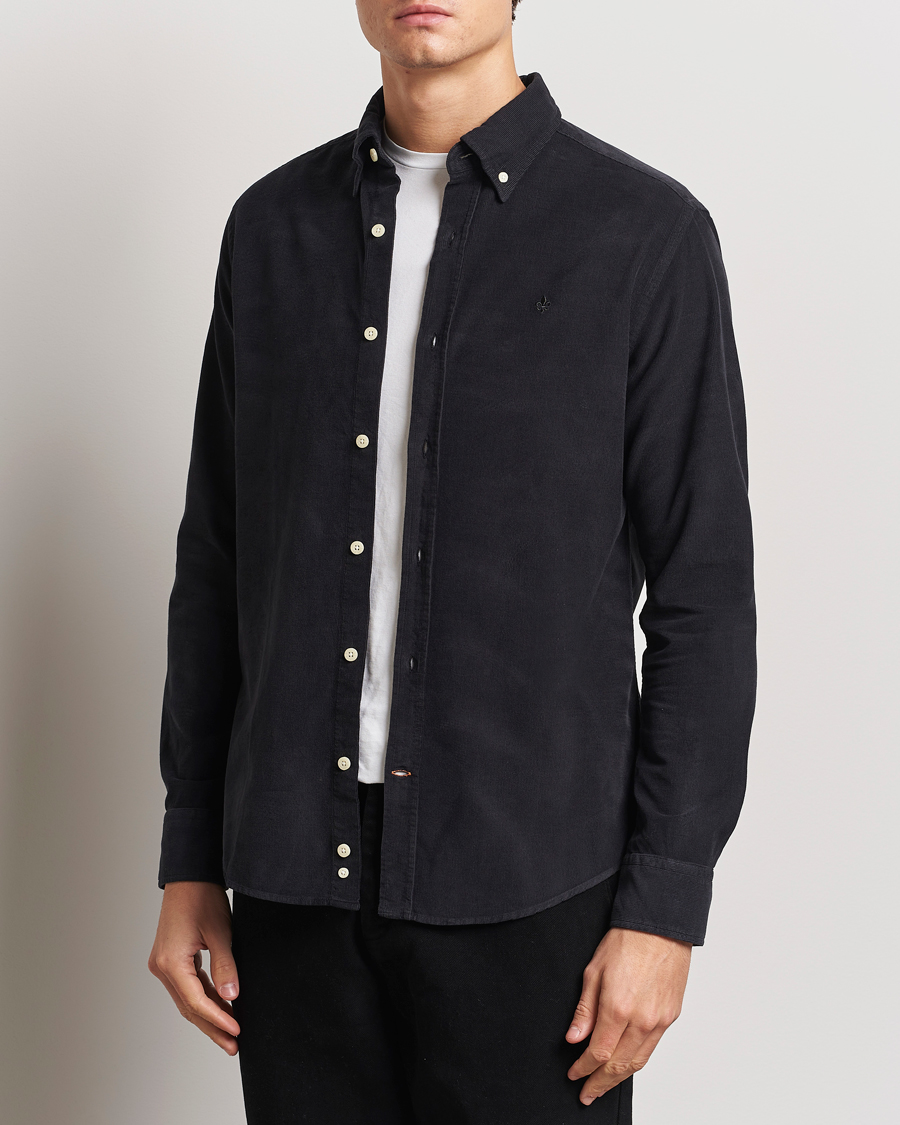 Herre | Skjorter | Morris | Douglas Corduroy Shirt Grey