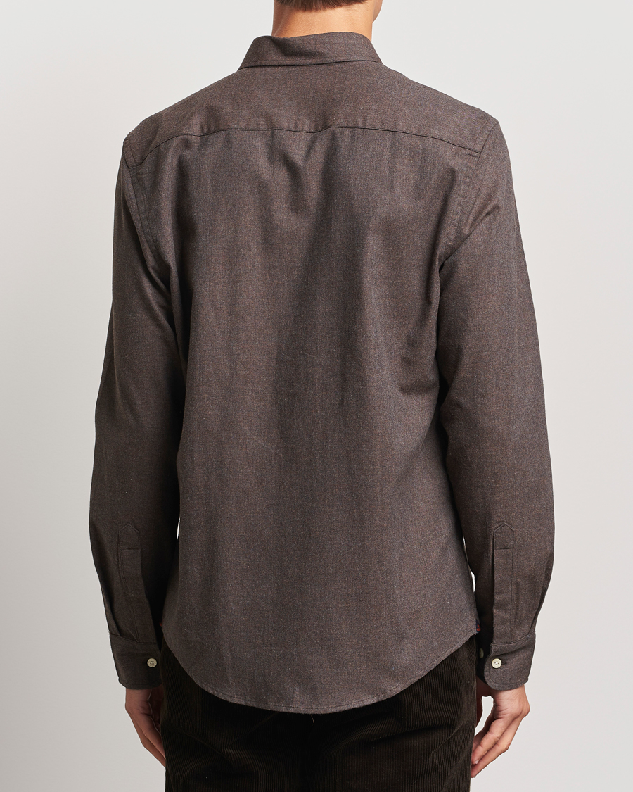 Herre | Skjorter | Morris | Watts Flannel Shirt Brown