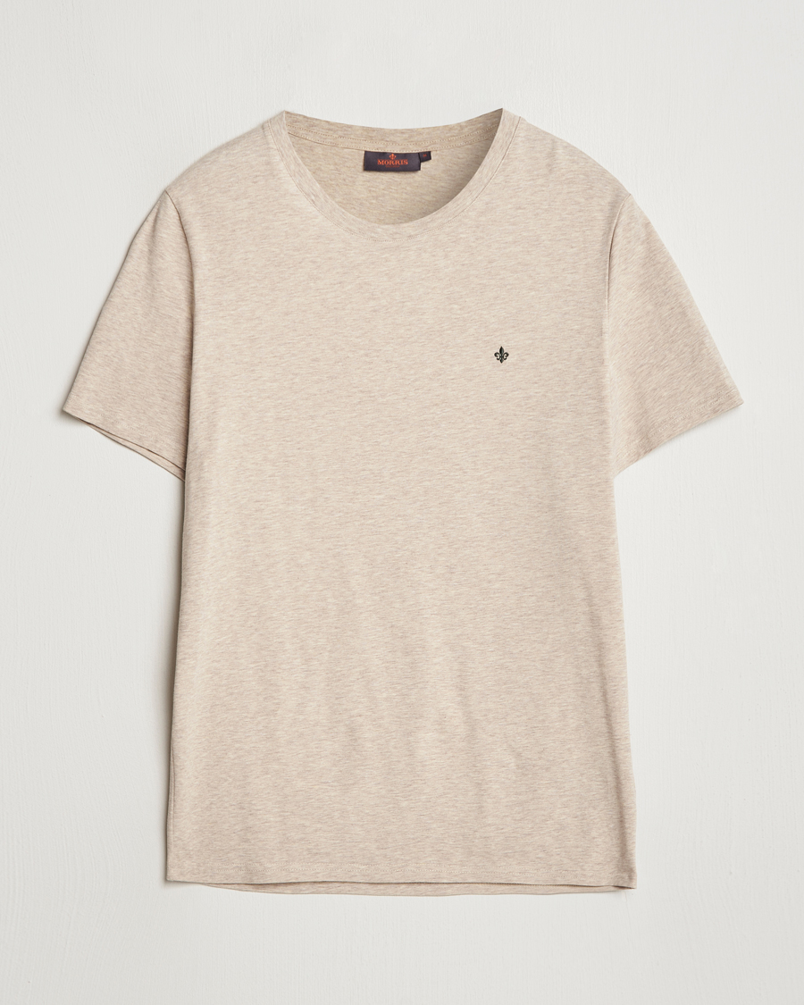 Herre | T-Shirts | Morris | James Crew Neck Tee Khaki